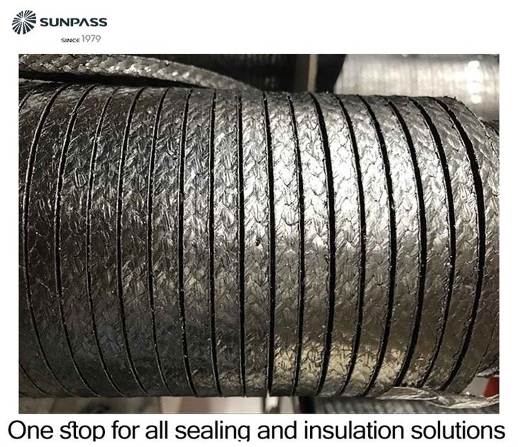 Pure Flexible Graphite Packing With Inconel Wire